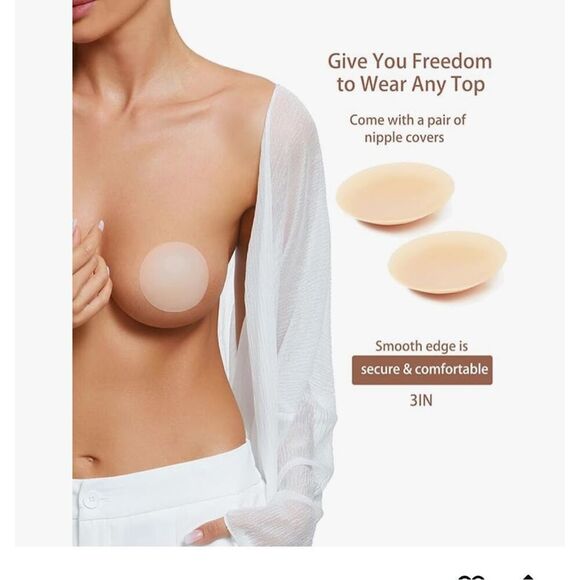 NEW Egussi Sticky Strapless Push up Self Adhesive Bra Stick A - Picture 6 of 7